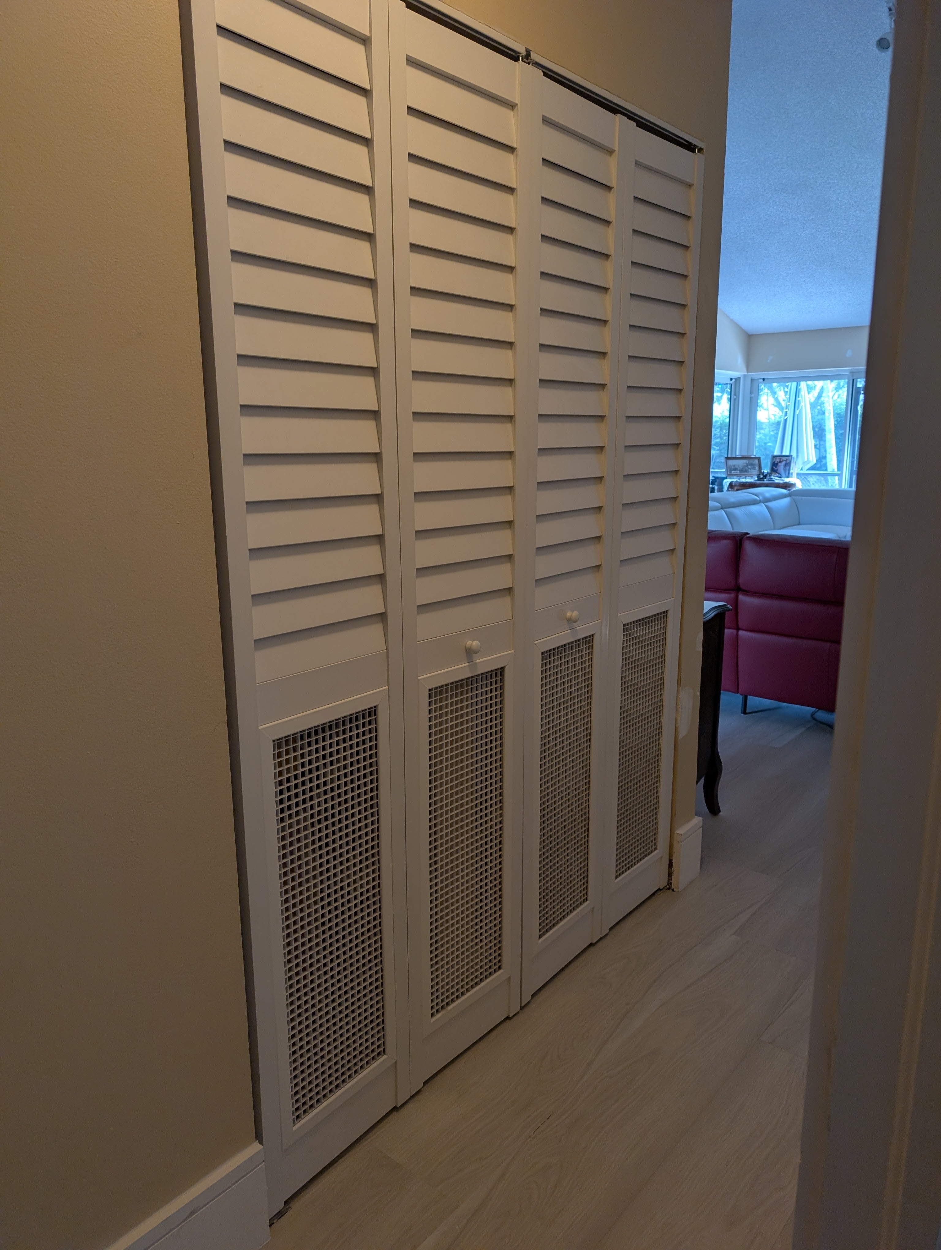 High Flow HVAC Closet Door – Bifold Louver Design (80” Height)