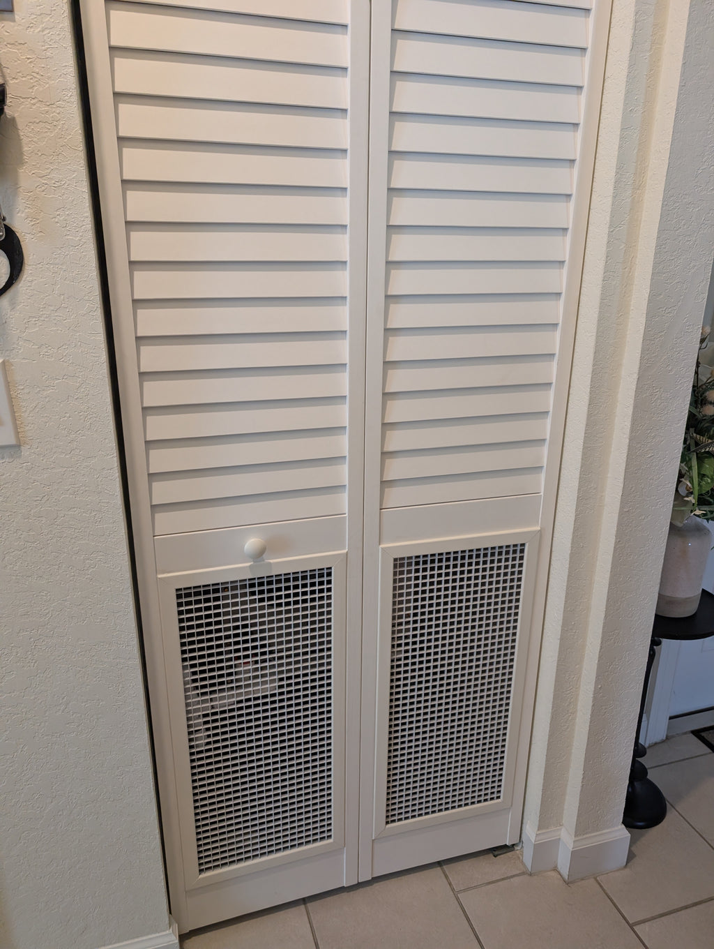 High Flow HVAC Closet Door – Bifold Louver Design (80” Height)