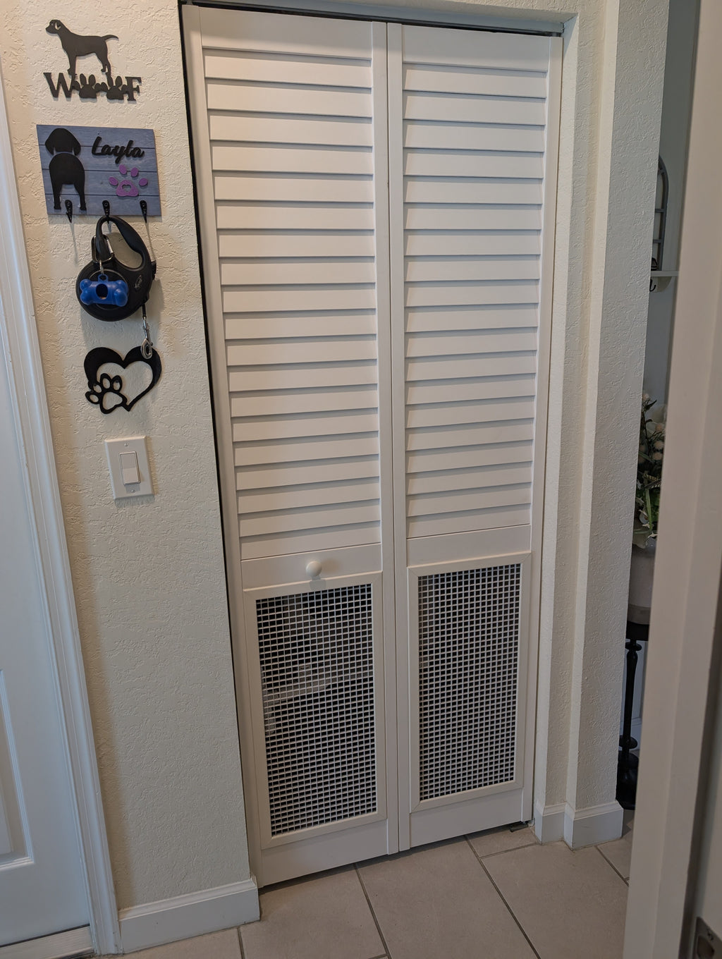 High Flow HVAC Closet Door – Bifold Louver Design (80” Height)