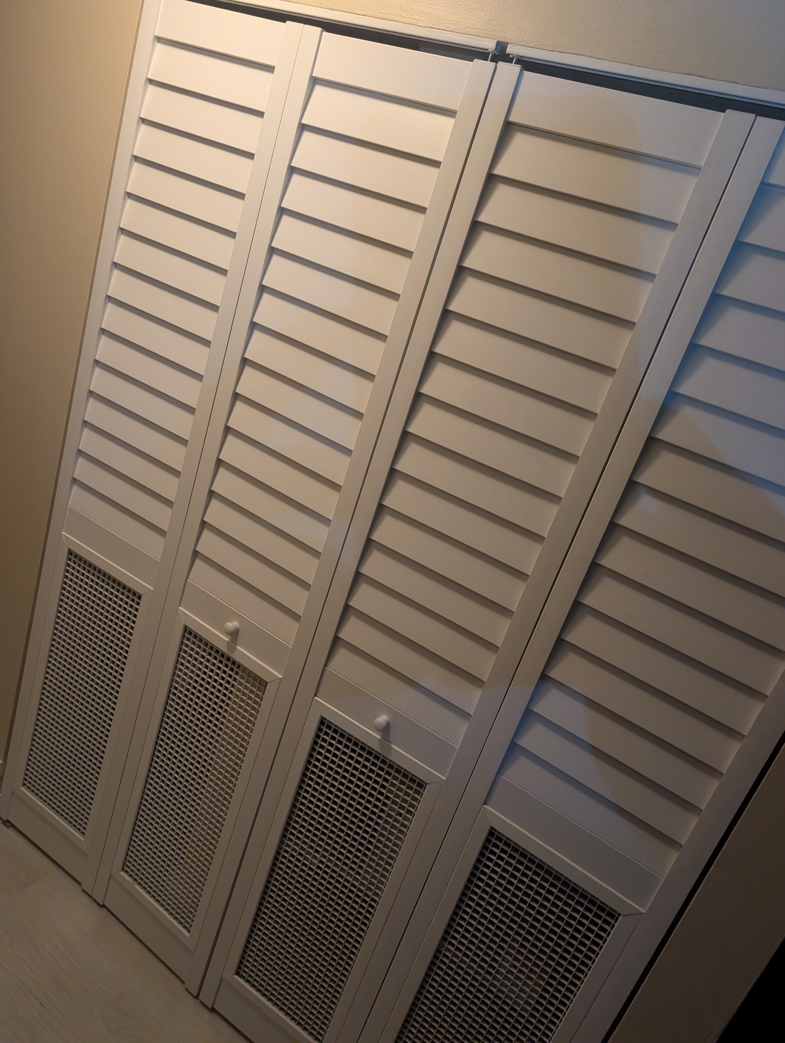 High Flow HVAC Closet Door – Bifold Louver Design (80” Height)