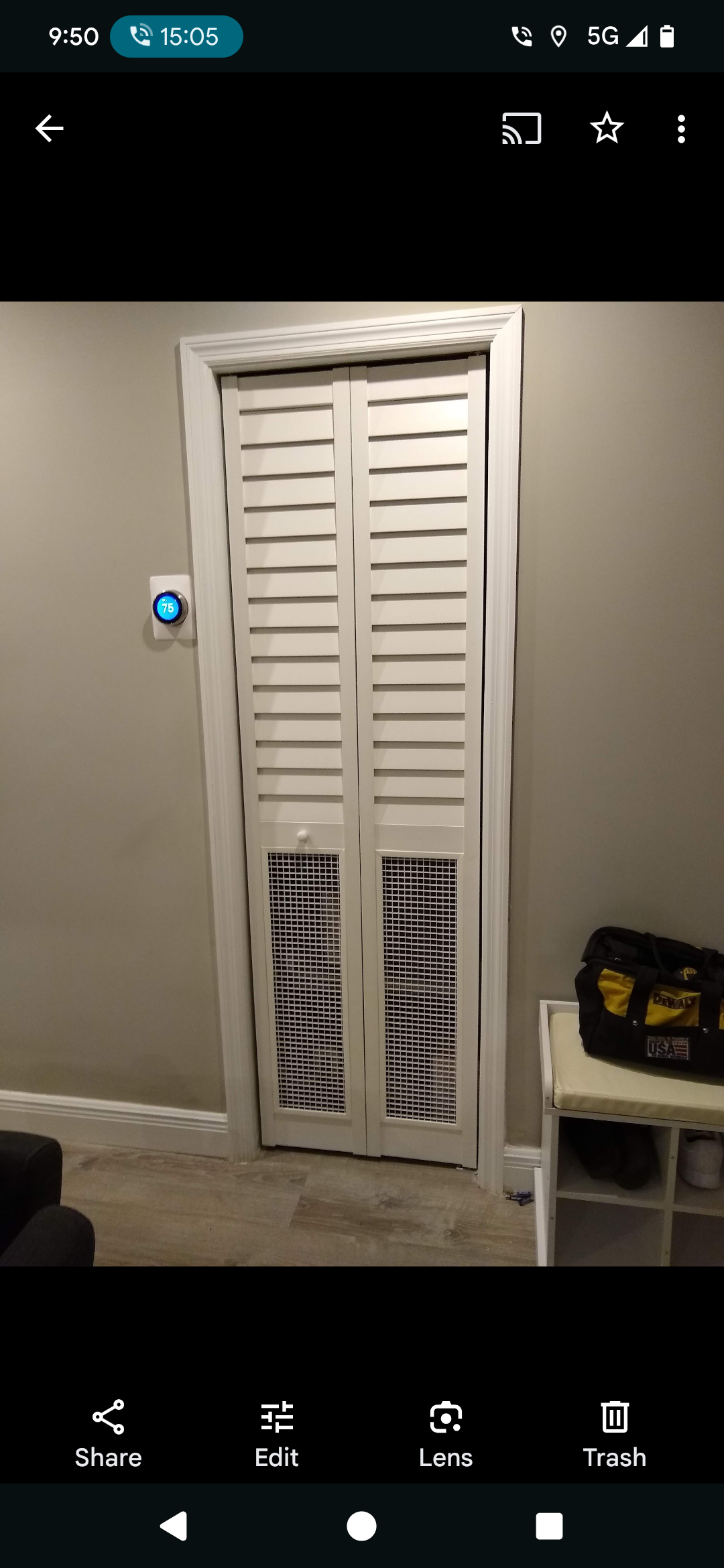 High Flow HVAC Closet Door – Bifold Louver Design (80” Height)