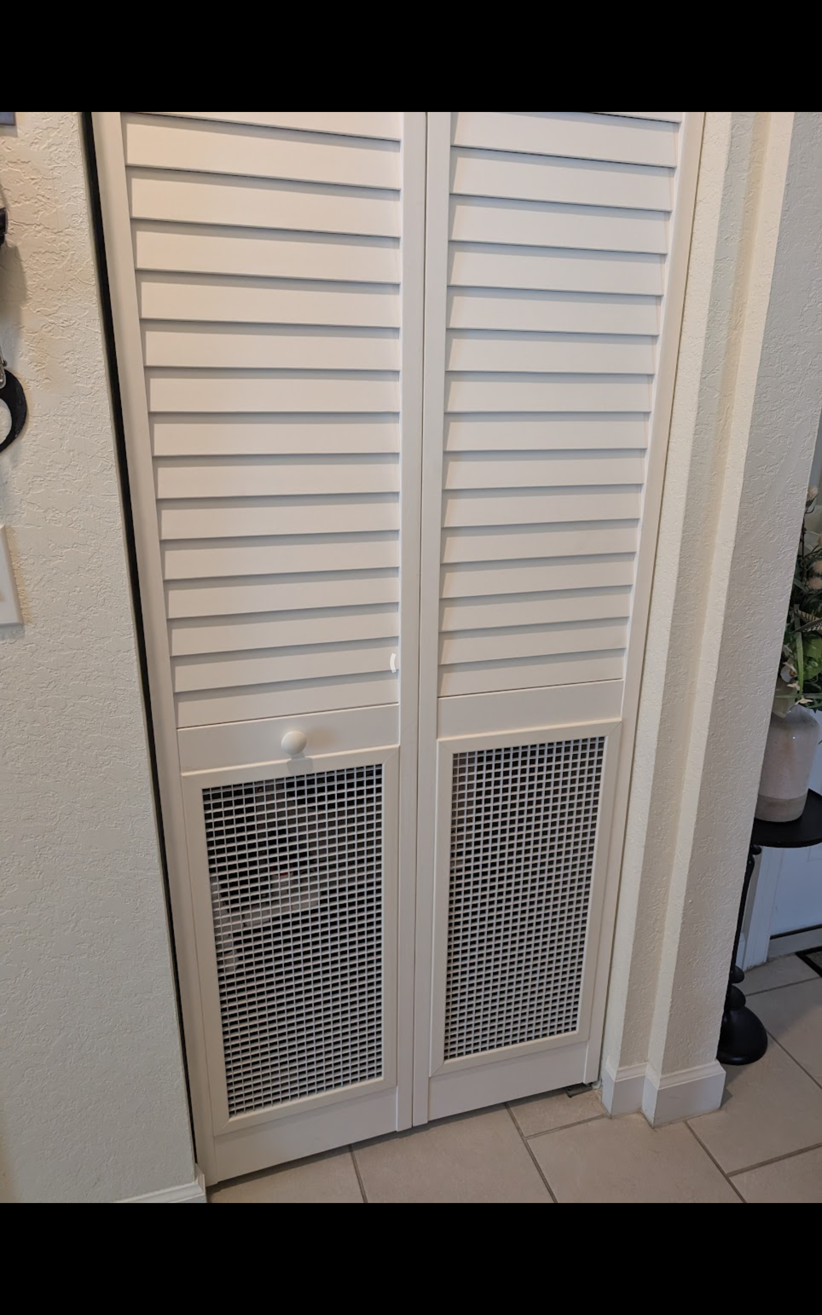 High Flow HVAC Closet Door – Bifold Louver Design (80” Height)